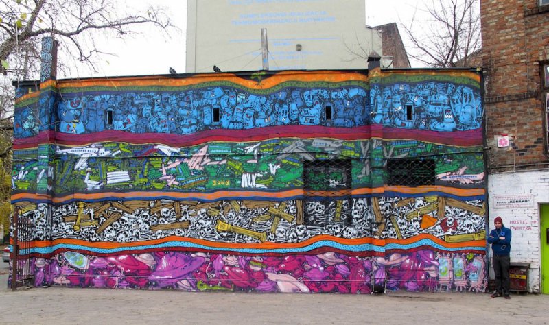 Geograffiti, Warsaw, Poland, 2011
